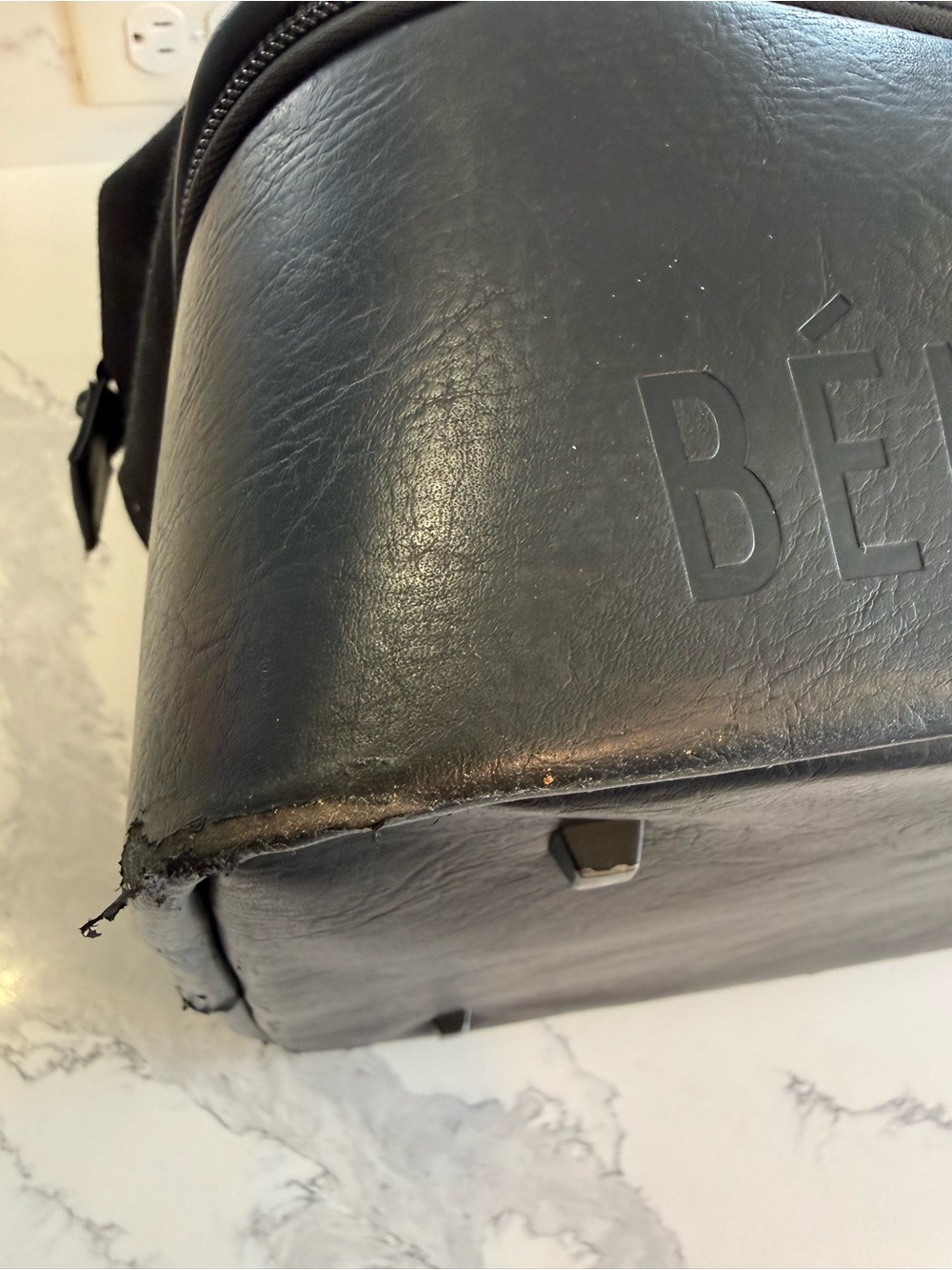 Beis Weekender Bag in Black - Picture 8 of 9
